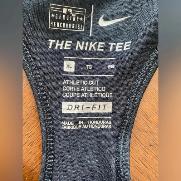 Nike Women’s Baseball Marlin’s Dri-Fit Black Racerback Tank Shirt Women’s XL EUC - Picture 3 of 7